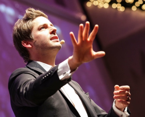 Florian Ilgen in Aktion - Showauftritt